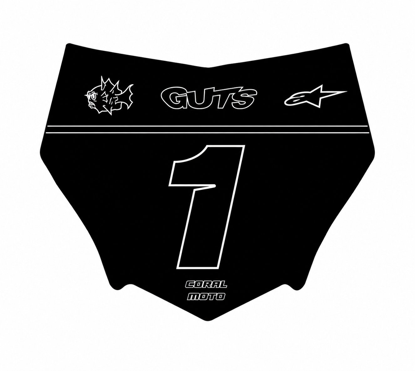 Motocutz Plate Decal